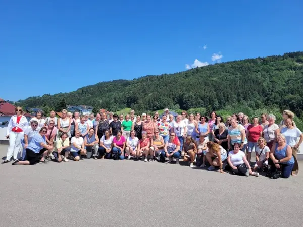 Alle Teilnehmerinnen an der Ü40-Abschlussveranstaltung im Oberallgäu