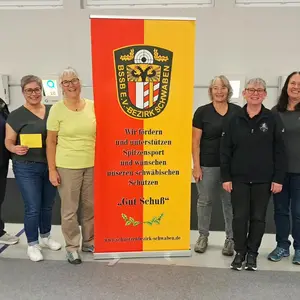 Unsere Schützinnen beim 50. Bezirkspokalendkampf